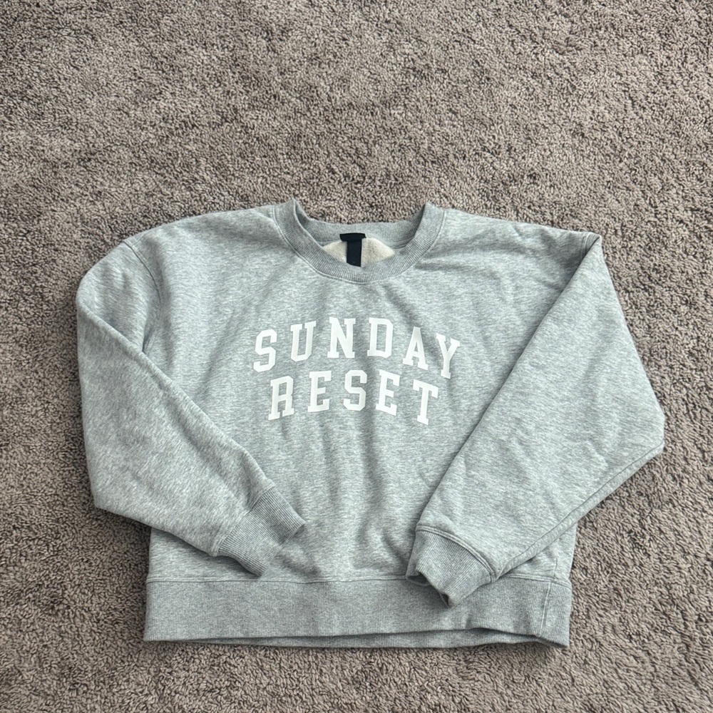 all in motion Heather Grey 'Sunday Reset' Crewneck Sweatshirt - Women